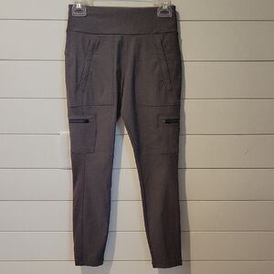 ATHLETA HEADLANDS HYBRID CARGO PANTS 0P GRAY/GREEN